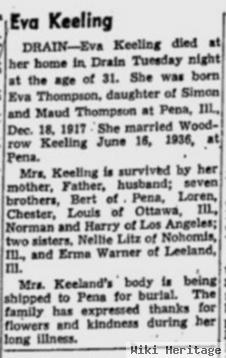 Eva M. Thompson Keeling