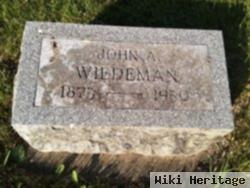 John A Wiedeman