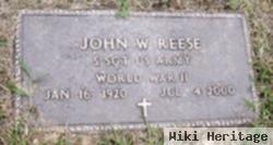 John W. Reese, Jr