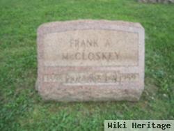 Francis Aloyisius "frank" Mccloskey