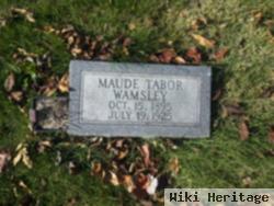 Maude Olive "mandy" Tabor Wamsley