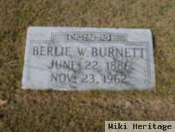 Berlie W Burnett