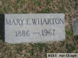 Mary E Wharton