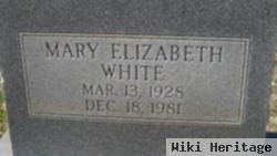 Mary Elizabeth White