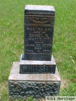 Martha Ann Wilson Whitsitt