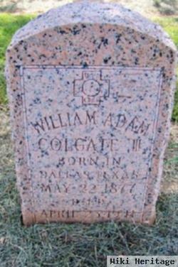 William Adam Colgate, Iii