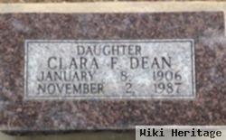 Clara F Dean