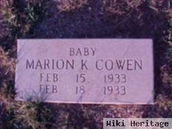 Marion K. Cowen