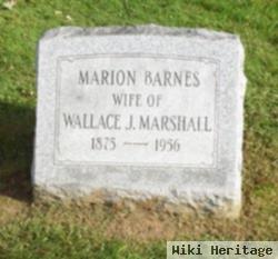 Marion Barnes Marshall