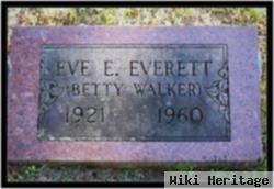 Eve E. "betty" Walker Everett