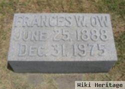 Frances W. "frankie" Ow