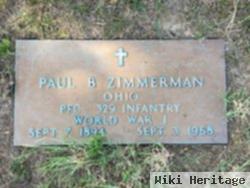 Paul B Zimmerman