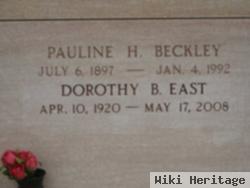 Dorothy Beckley East