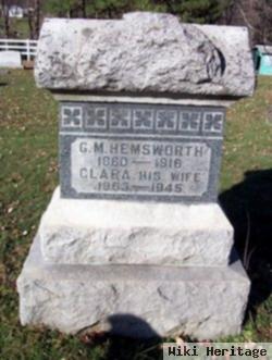 Clara M. Morgan Hemsworth