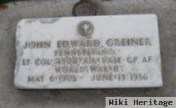 John Edward Reginald Greiner