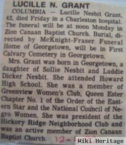 Lucille Nesbit Grant