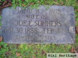 Mamie A. Reavis Summers