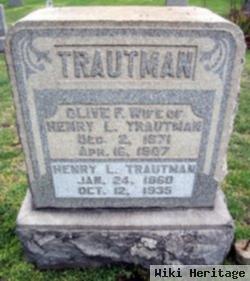 Olive F Trautman