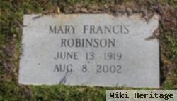 Mary Francis Robinson
