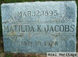 Katherine Mary Matilda "tillie" Bigelow Jacobs