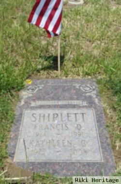 Francis D Shiplett