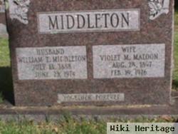 Violet M Maloon Middleton