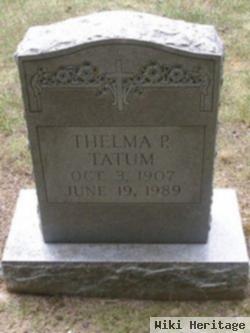 Thelma P Tatum