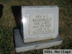 Rev August C. Wunderlich