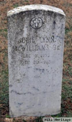 Joseph Lynn "joeie" Mcwilliams, Jr