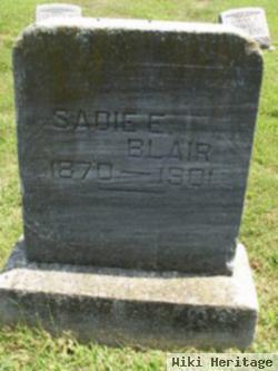 Sadie E. Blair