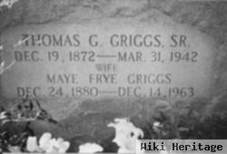 Thomas George "tom" Griggs, Sr