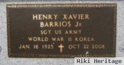 Henry Xavier "hank" Barrios, Jr