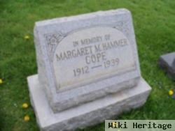 Margaret M Hammer Cope