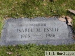 Isabel M Esslie