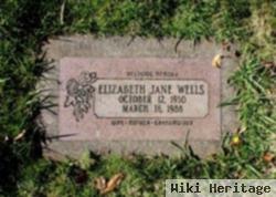 Elizabeth Jane Fisher Wells