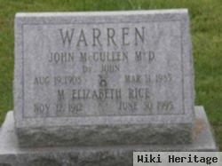 Dr John Mccullen Warren