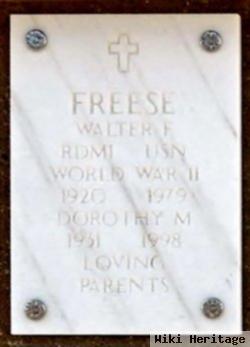 Walter Frederick Freese