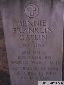 Benjamin Franklin "bennie" Gatlin