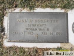 Paul R "red" Boughter, Sr