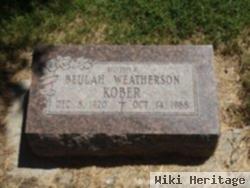 Beulah Weatherson Kober