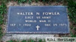 Sgt Walter N Fowler