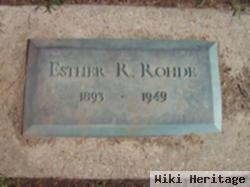 Esther R Beyer Rohde