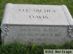 Elizabeth A Davis