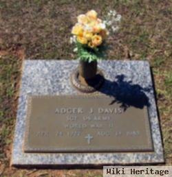 Adger J Davis