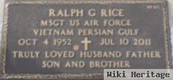 Ralph Gerard Rice