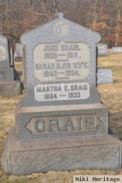 Martha E Craig