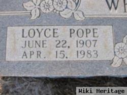 Loyce Pope Whatley