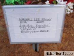 Marshall Lee Brown