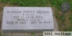 Pvt Marion Pierce Iseman