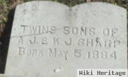 Infant Twin Sons Sharp